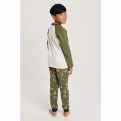 Fat Face FatFace Green Wild Animals Pyjama Set -FatFaceshop unnamed file 4091