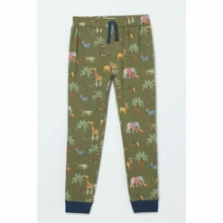 Fat Face FatFace Green Wild Animals Pyjama Set -FatFaceshop unnamed file 4096