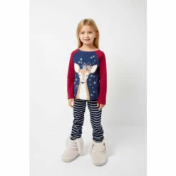 Fat Face FatFace Blue Delilah Deer Pyjamas Set