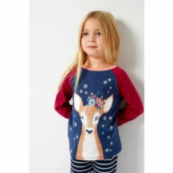 Fat Face FatFace Blue Delilah Deer Pyjamas Set 4 Fat Face FatFace Blue Delilah Deer Pyjamas Set -FatFaceshop unnamed file 4100