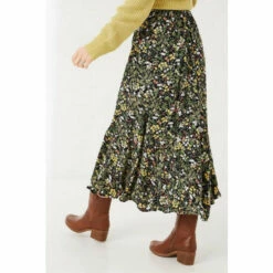 Fat Face FatFace Black Naomi Forest Midi Skirt -FatFaceshop unnamed file 4130