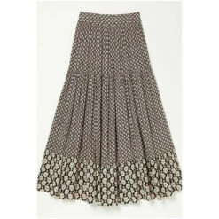 Fat Face Skye Woodblock Black Maxi Skirt -FatFaceshop unnamed file 4142