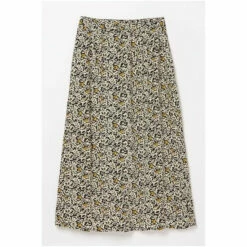 Fat Face FatFace Marley Mono Floral Black Midi Skirt -FatFaceshop unnamed file 4153