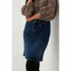 Fat Face FatFace Blue Hope Denim Skirt -FatFaceshop unnamed file 4154