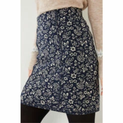 Fat Face FatFace Blue Jennie Quilted Wave Dot Skirt -FatFaceshop unnamed file 4165