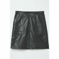 Fat Face FatFace Womens Black Eliza Leather Skirt -FatFaceshop unnamed file 4180