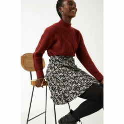 Fat Face FatFace Bamford Floral Dot Black Skirt -FatFaceshop unnamed file 4197