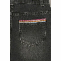 Fat Face FatFace Grey Denim Embroidered Rainbow Skirt -FatFaceshop unnamed file 4204