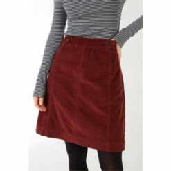 Fat Face FatFace Red Ella Cord Skirt -FatFaceshop unnamed file 4208