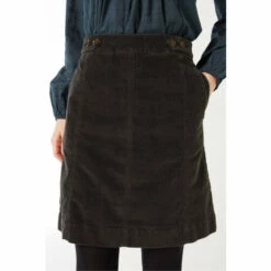 Fat Face FatFace Ella Black Cord Skirt 4 Fat Face FatFace Ella Black Cord Skirt -FatFaceshop unnamed file 4220
