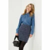Fat Face FatFace Blue Jennie Wave Dot Jersey Skirt -FatFaceshop unnamed file 4223