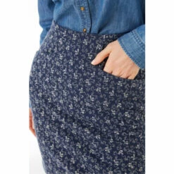 Fat Face FatFace Blue Jennie Wave Dot Jersey Skirt -FatFaceshop unnamed file 4225