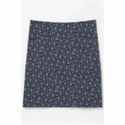 Fat Face FatFace Blue Jennie Wave Dot Jersey Skirt -FatFaceshop unnamed file 4228