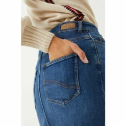 Fat Face FatFace Blue Faye Denim Midi Skirt -FatFaceshop unnamed file 4236