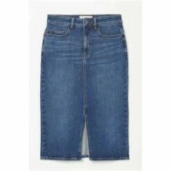 Fat Face FatFace Blue Faye Denim Midi Skirt -FatFaceshop unnamed file 4238