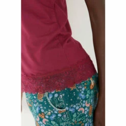 Fat Face FatFace Purple Ruched Lace Vest -FatFaceshop unnamed file 4276