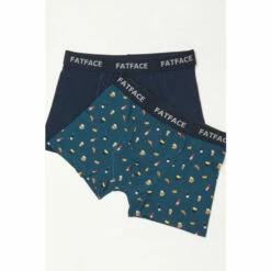Fat Face FatFace Green Bar Snack Boxers 2 Pack