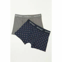 Fat Face Blue Fat Bike Boxers 2 Pack