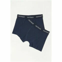 Fat Face FatFace Blue Plain Boxers 2 Pack -FatFaceshop unnamed file 4333
