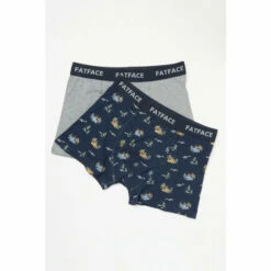 Fat Face FatFace Blue Camper Scene Print Boxers 2 Pack