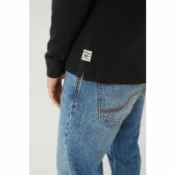 Fat Face FatFace Long Sleeve Black Piqué Polo Shirt 5 Fat Face FatFace Long Sleeve Black Piqué Polo Shirt -FatFaceshop unnamed file 4357