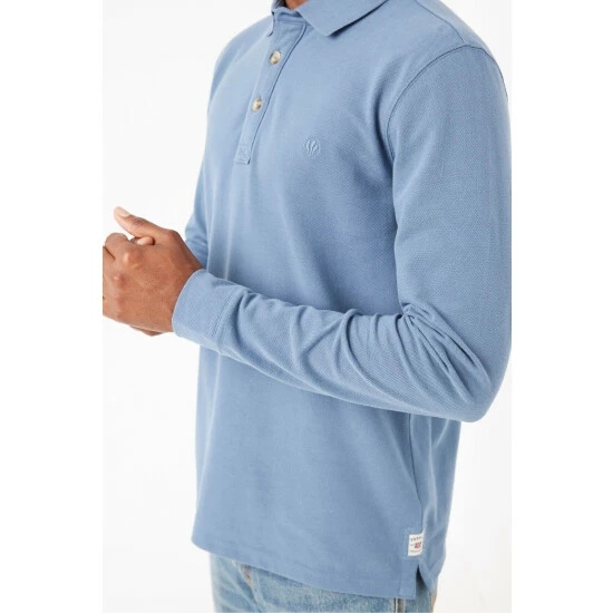 unnamed-file-4362.jpg Fat Face FatFace Blue Long Sleeve Piqué Polo Shirt -FatFaceshop unnamed file 4362