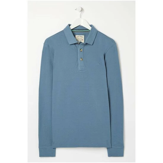 unnamed-file-4365.jpg Fat Face FatFace Blue Long Sleeve Piqué Polo Shirt -FatFaceshop unnamed file 4365