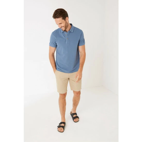 unnamed-file-4366.jpg Fat Face FatFace Blue Short Sleeve Piqué Polo Shirt -FatFaceshop unnamed file 4366