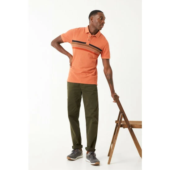 unnamed-file-4377.jpg Fat Face FatFace Orange Piqué Chest Striped Polo Shirt -FatFaceshop unnamed file 4377