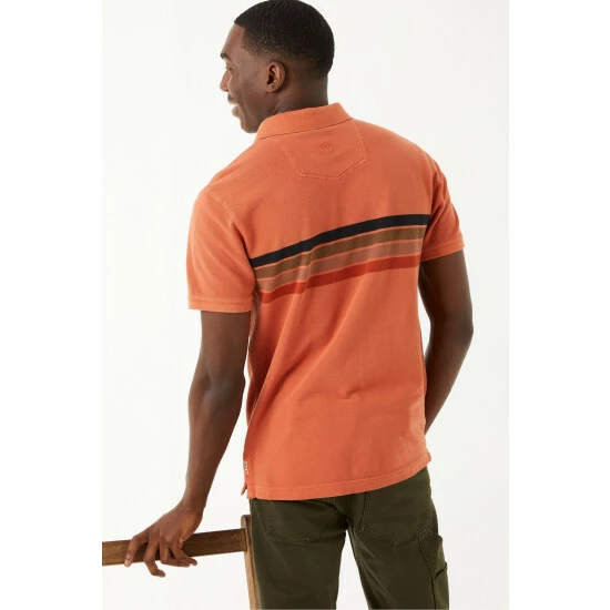 unnamed-file-4378.jpg Fat Face FatFace Orange Piqué Chest Striped Polo Shirt -FatFaceshop unnamed file 4378