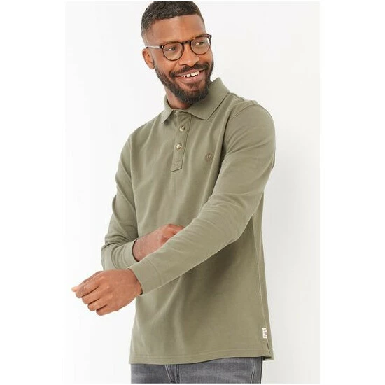 unnamed-file-4396.jpg Fat Face FatFace Green Long Sleeve Piqué Polo Shirt -FatFaceshop unnamed file 4396