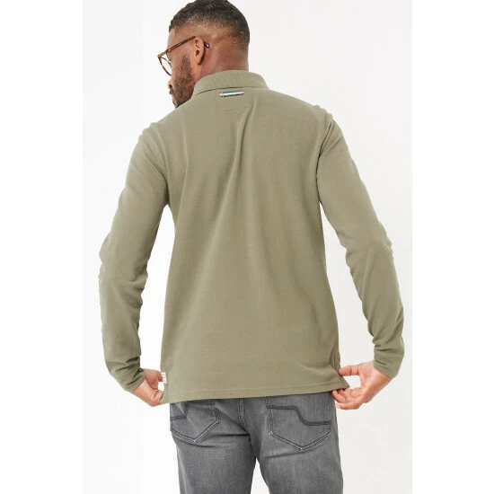 unnamed-file-4397.jpg Fat Face FatFace Green Long Sleeve Piqué Polo Shirt -FatFaceshop unnamed file 4397