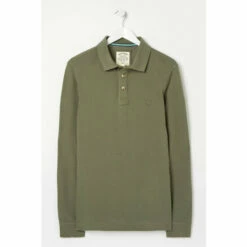 Fat Face FatFace Green Long Sleeve Piqué Polo Shirt 5 Fat Face FatFace Green Long Sleeve Piqué Polo Shirt -FatFaceshop unnamed file 4399