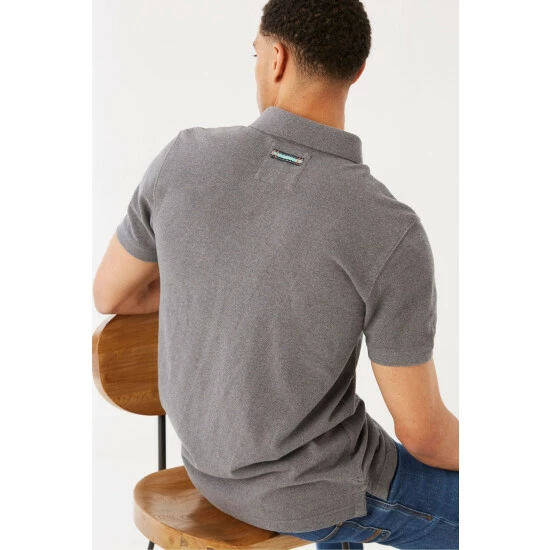 unnamed-file-4422.jpg Fat Face FatFace Grey Short Sleeve Piqué Polo Shirt -FatFaceshop unnamed file 4422