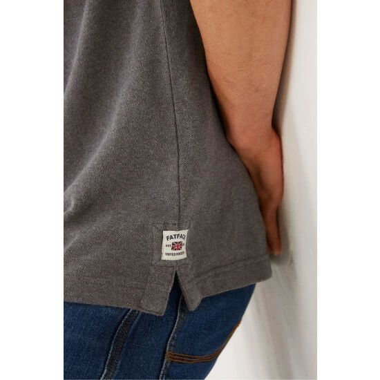 unnamed-file-4423.jpg Fat Face FatFace Grey Short Sleeve Piqué Polo Shirt -FatFaceshop unnamed file 4423
