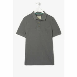 Fat Face FatFace Grey Short Sleeve Piqué Polo Shirt 4 Fat Face FatFace Grey Short Sleeve Piqué Polo Shirt -FatFaceshop unnamed file 4424