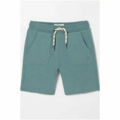 Fat Face FatFace Green Eddie Sweat Shorts -FatFaceshop unnamed file 4443