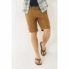 Fat Face FatFace Mens Brown Stow Flat Front Shorts -FatFaceshop unnamed file 4468