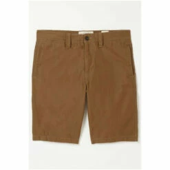 Fat Face FatFace Mens Brown Stow Flat Front Shorts -FatFaceshop unnamed file 4472