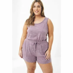 Fat Face FatFace Katherine Purple Lounge Shorts 5 Fat Face FatFace Katherine Purple Lounge Shorts -FatFaceshop unnamed file 4476