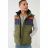 Fat Face FatFace Green Fairfield Colourblock Gilet