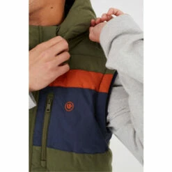 Fat Face FatFace Green Fairfield Colourblock Gilet -FatFaceshop unnamed file 4547