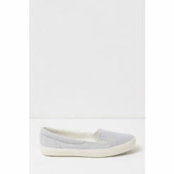 Fat Face FatFace Grey Suzie Slip-On Trainers