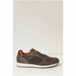 Fat Face FatFace Leather Grey Trainers 5 Fat Face FatFace Leather Grey Trainers -FatFaceshop unnamed file 4597
