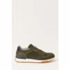 Fat Face FatFace Green Leather Trainers 1 Fat Face FatFace Green Leather Trainers -FatFaceshop unnamed file 4602
