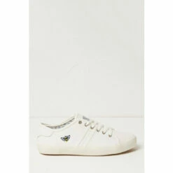 Fat Face FatFace Lola Leather Bee White Trainers