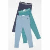 Fat Face FatFace Blue Solid Leggings 3 Pack -FatFaceshop unnamed file 4664