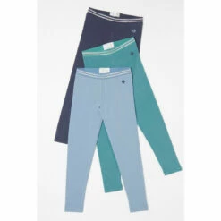 Fat Face FatFace Blue Solid Leggings 3 Pack
