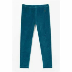 Fat Face FatFace Teal Green Velvet Leggings -FatFaceshop unnamed file 4673