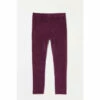 Fat Face FatFace Purple Velvet Leggings -FatFaceshop unnamed file 4676